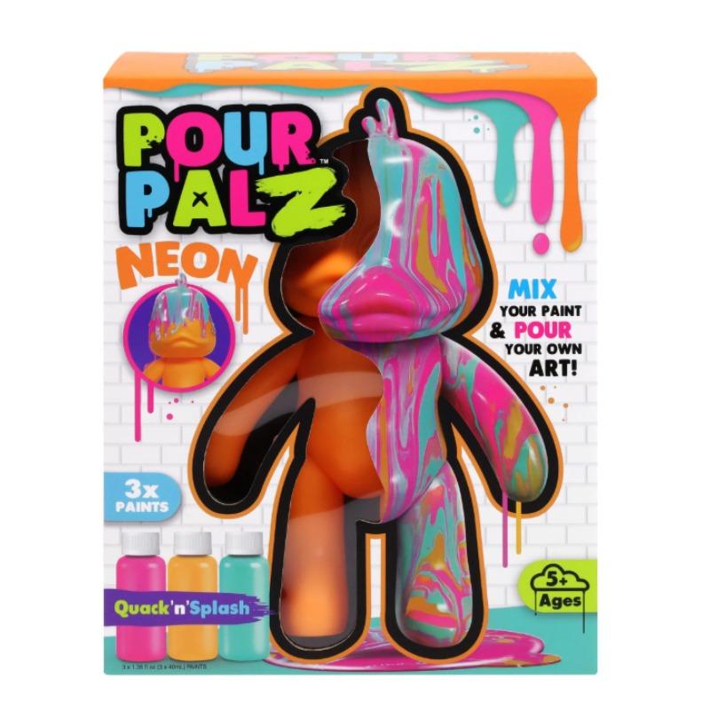 Pour Palz Neon Art Figure Set