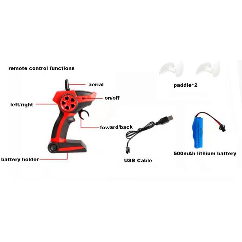 قارب عالي السرعة بجهاز تحكم عن بعد