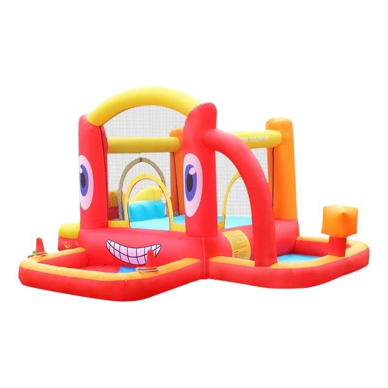 Doctor Dolphin Inflatable Bounce Castle with Slide
