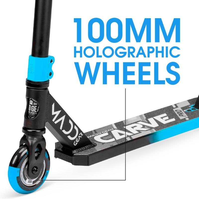 Madd Gear Carve Pro X Stunt Scooter - Black Blue