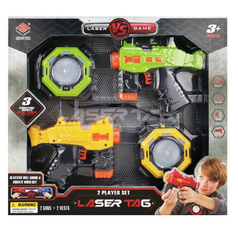 Vests And Laser Guns - Green