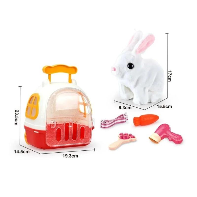 Cute Pet Rabbit White Backpack