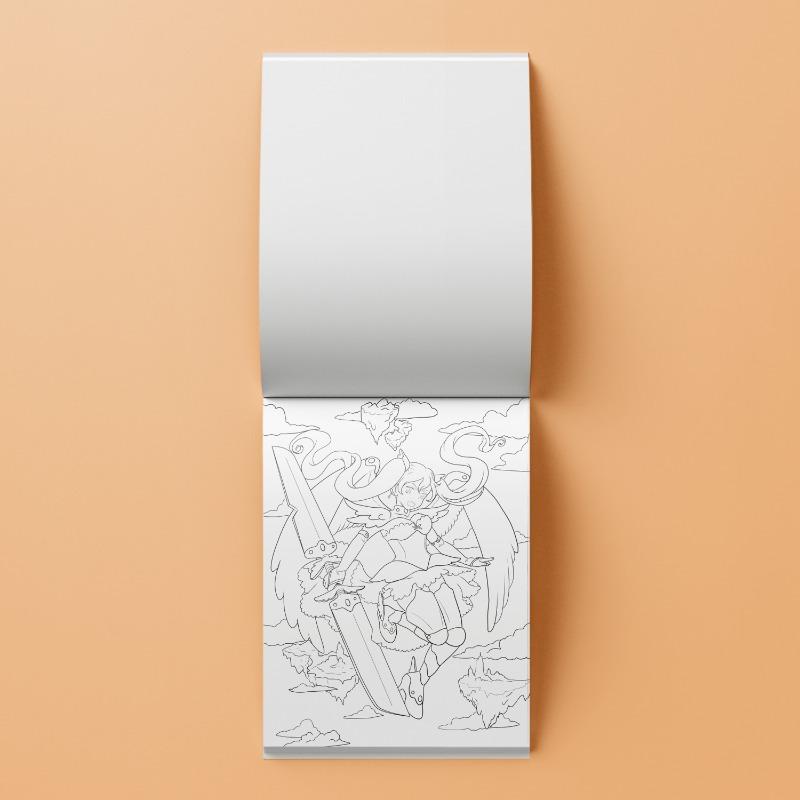 هينكلير - مجموعة تلوين نيون كاليدوسكوب فن المانغا