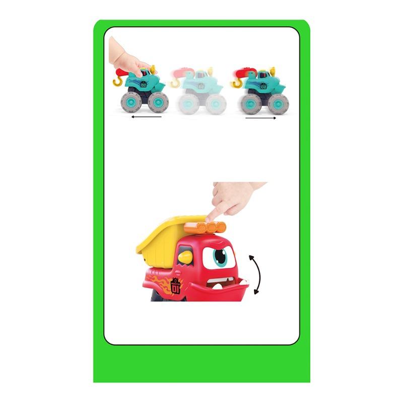 Hola Fun Monster Construction Truck Set