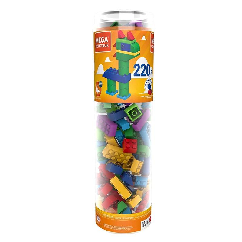 Mega Construx Wonder Builder 220 Pcs Building Tube
