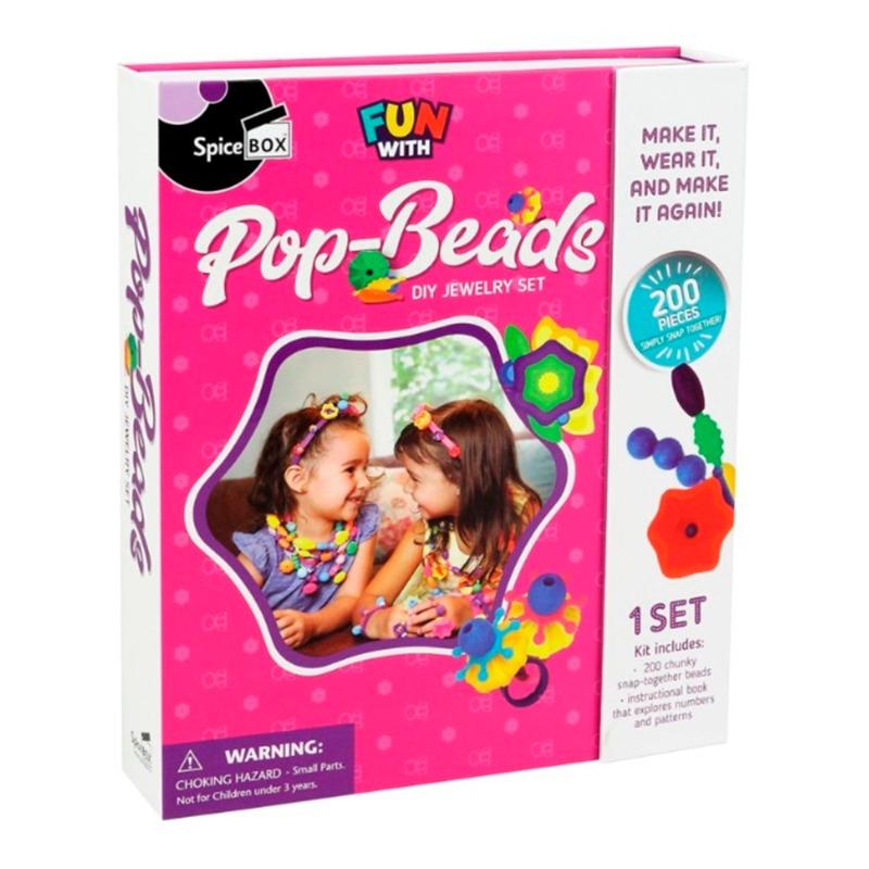 سبايس بوكس - مجموعة صندوق مجوهرات الخرز بوب بيدز للأطفال