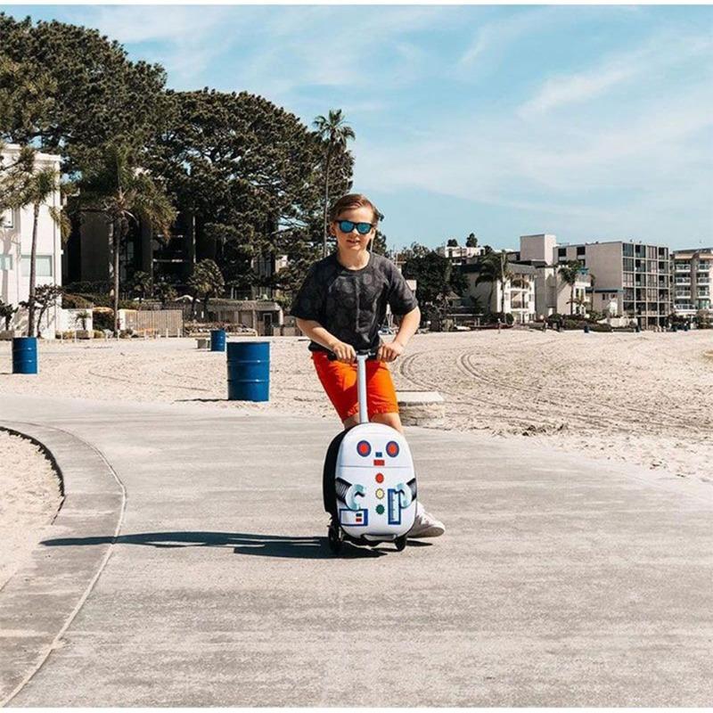 إيفا - حقيبة السكوتر بتصميم الروبوت - 19 إنش