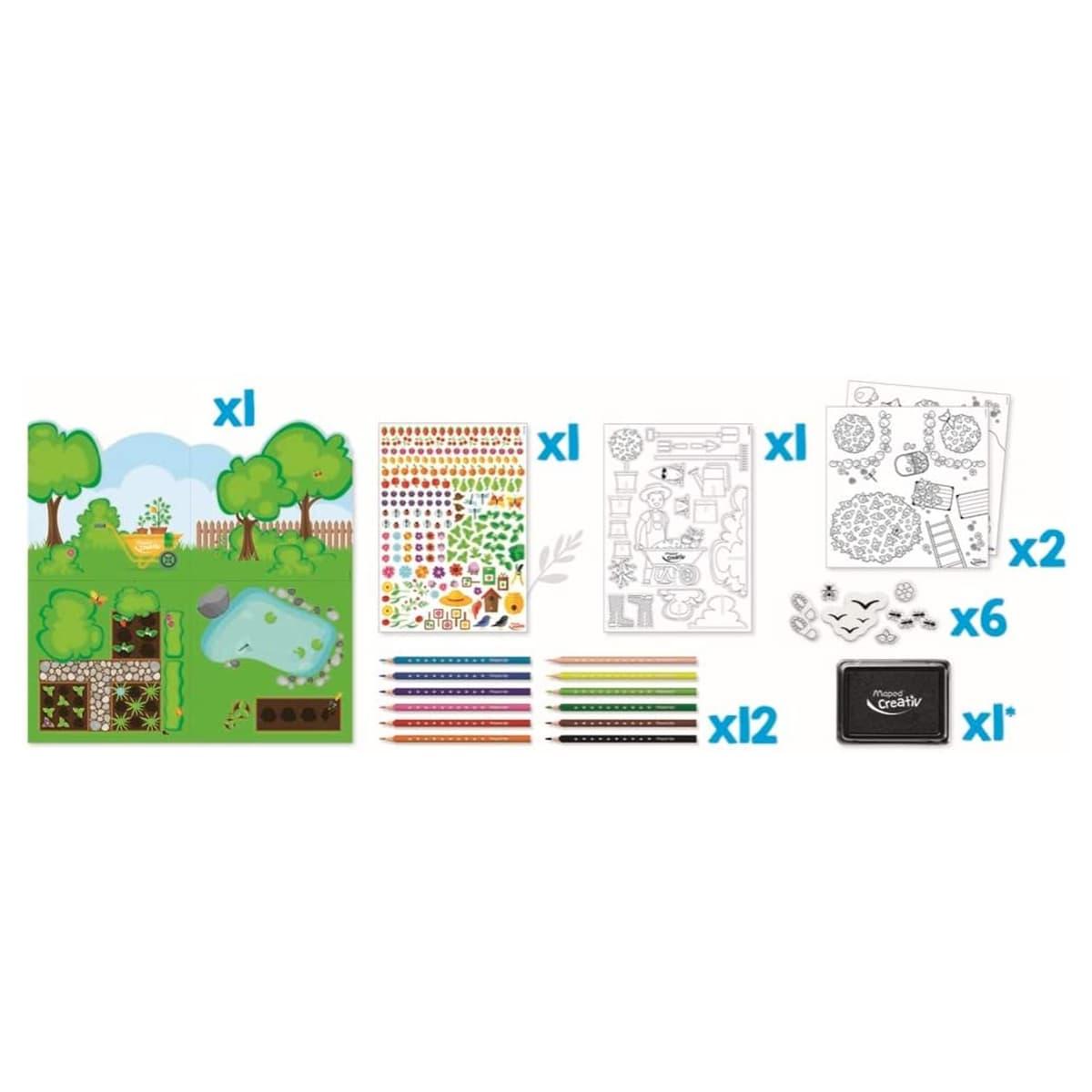 مابيد - لوحة التلوين والإبداع - مجموعة الحديقة