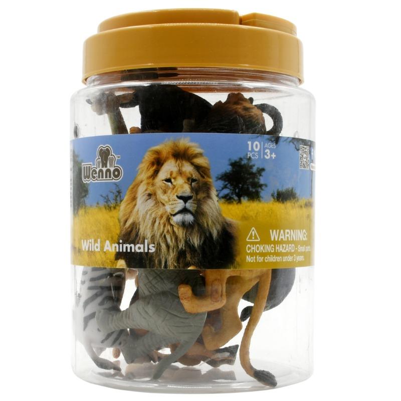 Wenno Wild Animals Playset - 10 Pcs