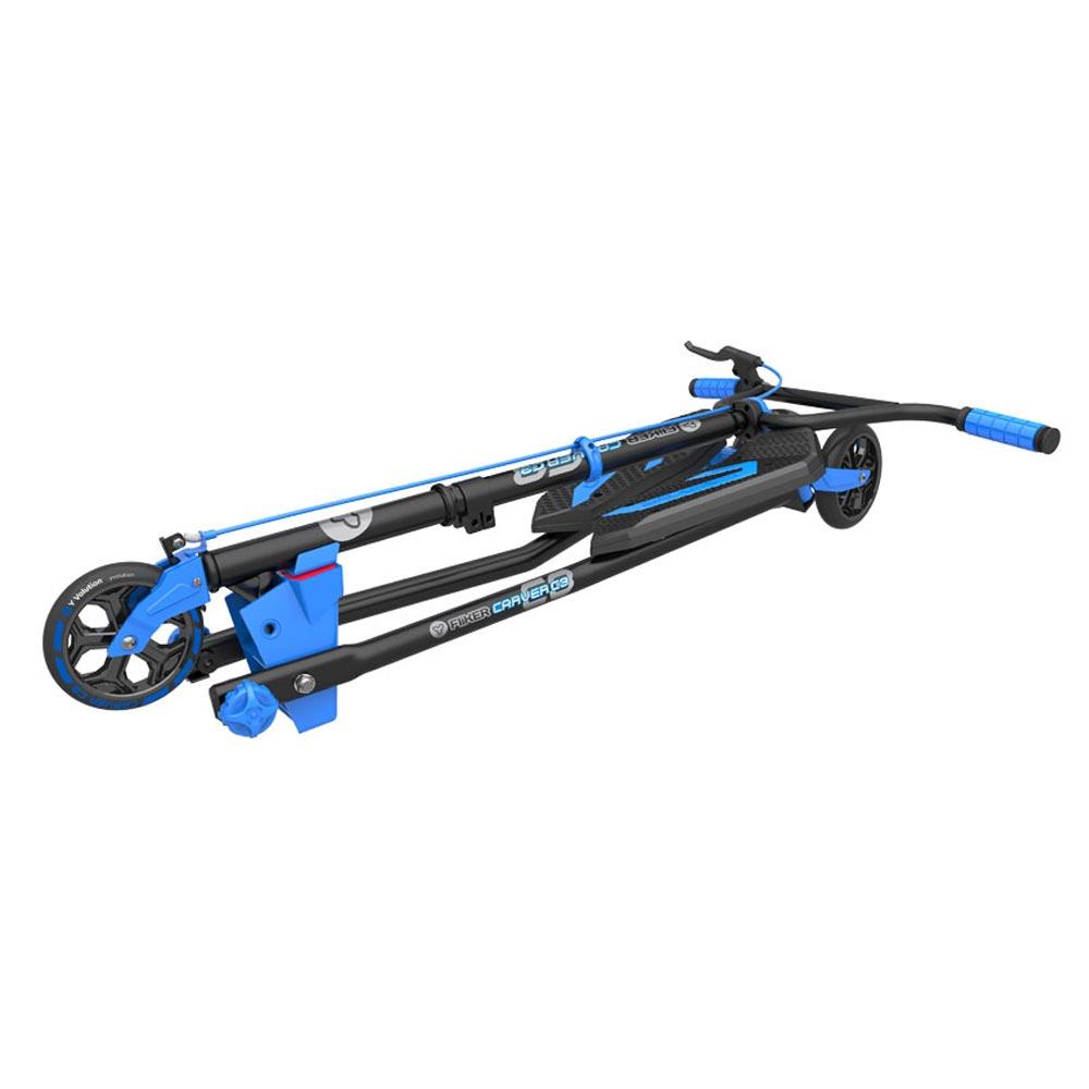 Yvolution - Y Fliker C3 Carver Scooter - Black/Blue