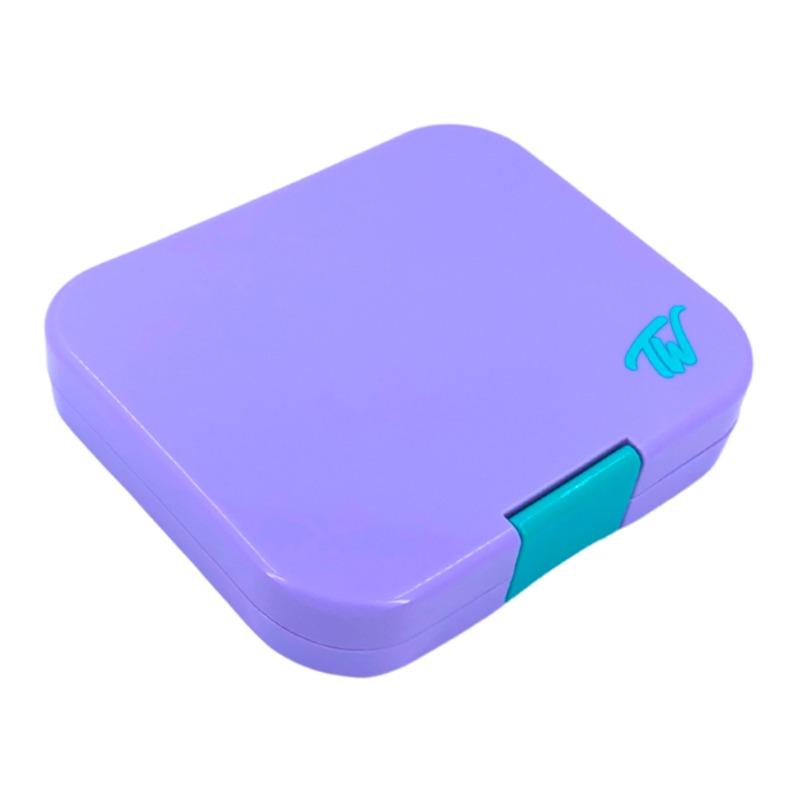 تي دبليو بينتو بوكس - صندوق غداء بنفسجي 4 اقسام