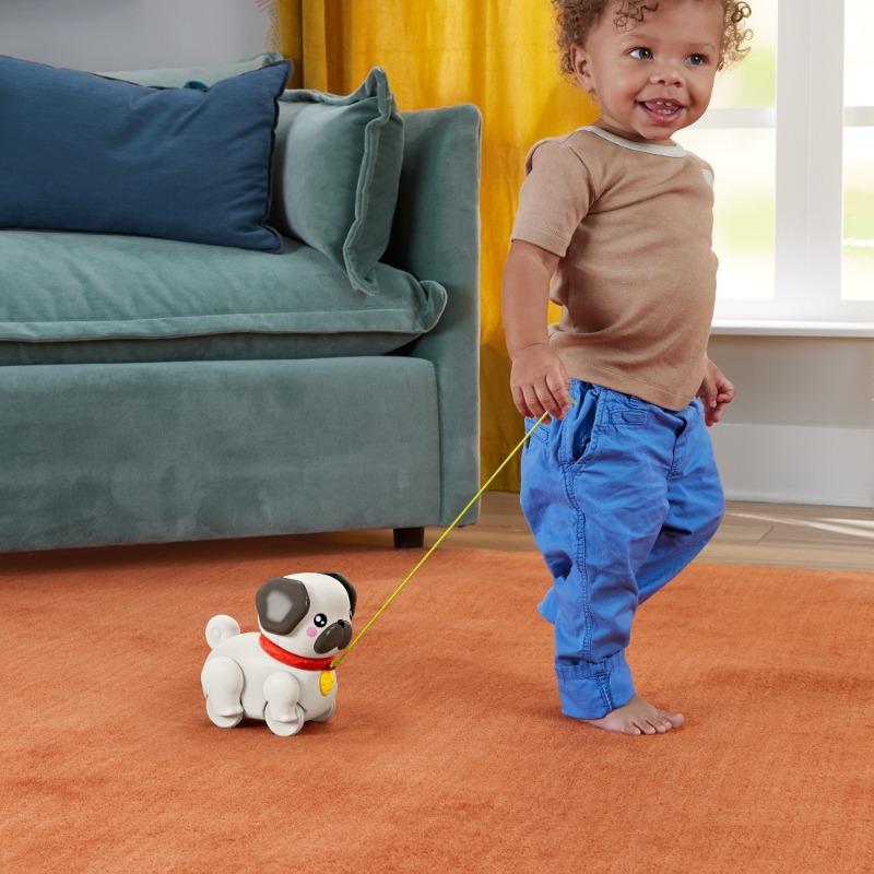 Fisher Price Walk The Pup Pug Pull Toy