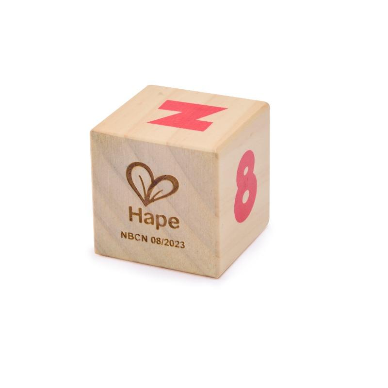 Hape - Grip-n-Stack Silicone And Wood Blocks