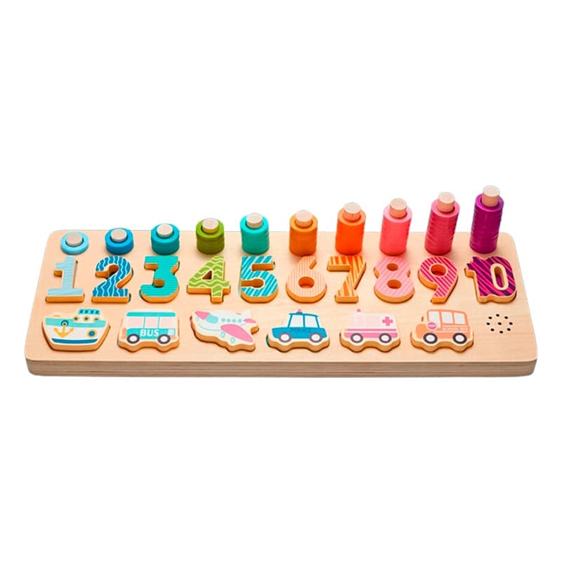 Onshine Wooden Animal Number Puzzle