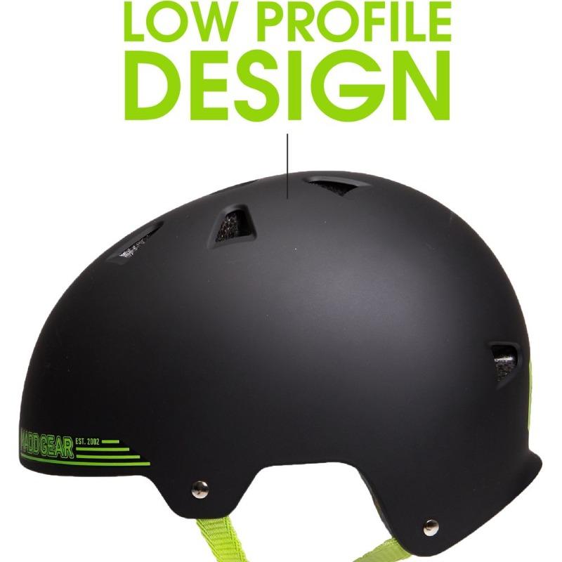 Madd Gear Park Helmet - Black Green