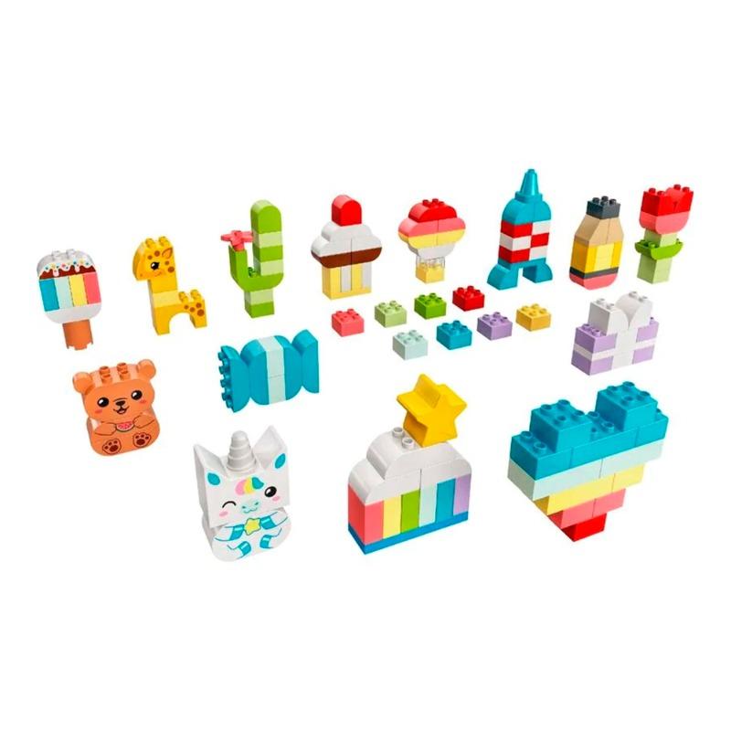 ليجو دوبلو - مجموعة كتل بناء الأشكال الملونة