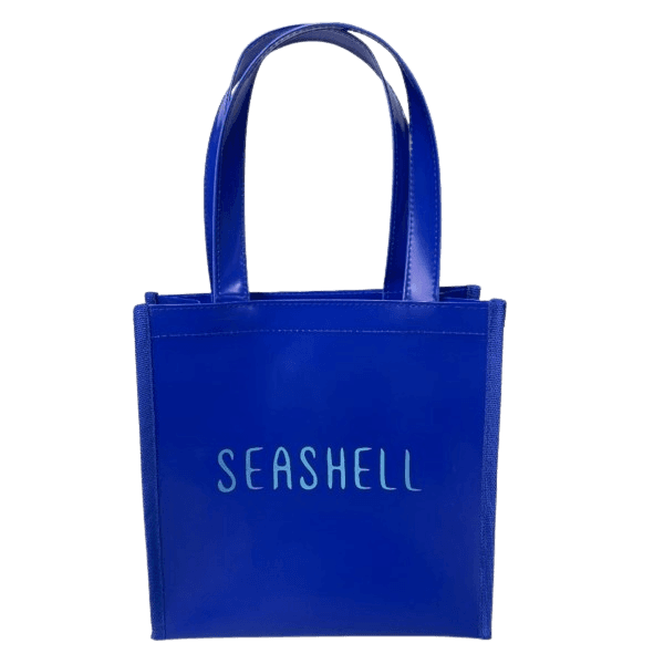 سيشل - حقيبة الشاطئ حجم صغير لون أزرق غامق