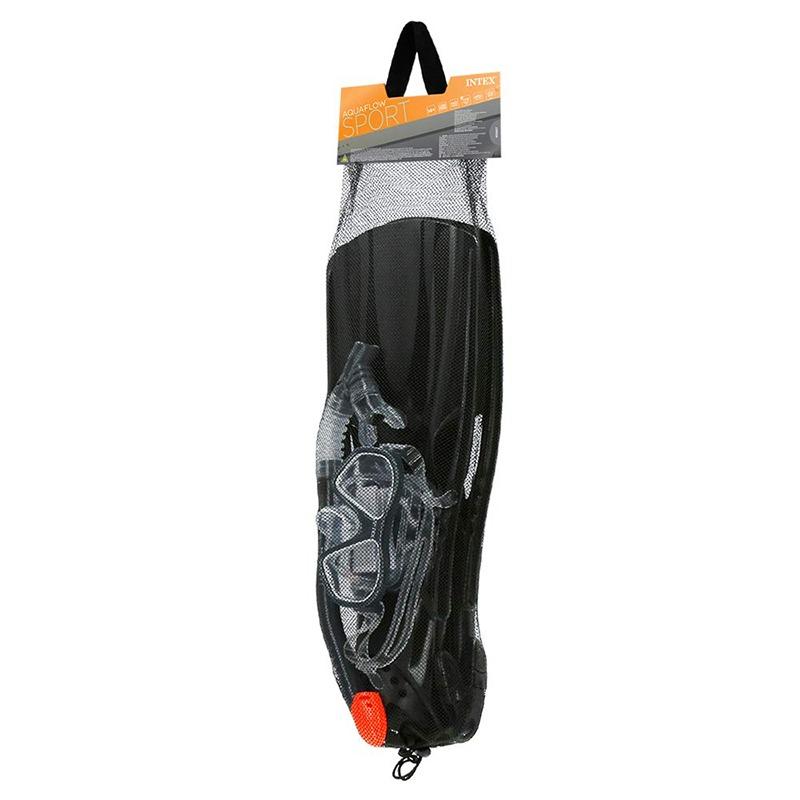 إنتكس - مجموعة أدوات السباحة ويف رايدر سبورت لون رمادي