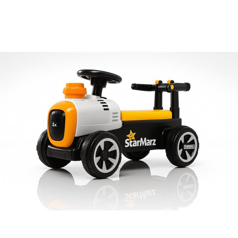 سيارة ركوب بتصميم جرار ستار مارز المميز باللونين الأصفر والأسود