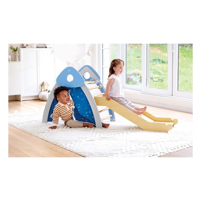 Hape - 4-in-1 Climb And Slide Gym Set
