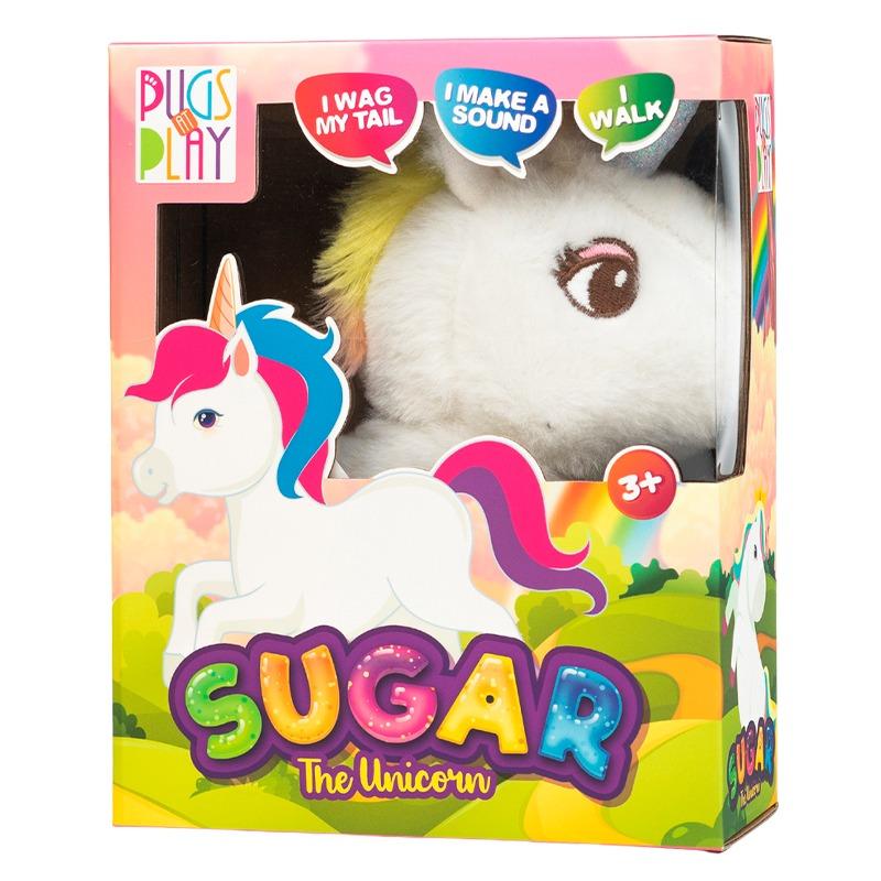 Pugs At Play Sugar - Unicorn Cream