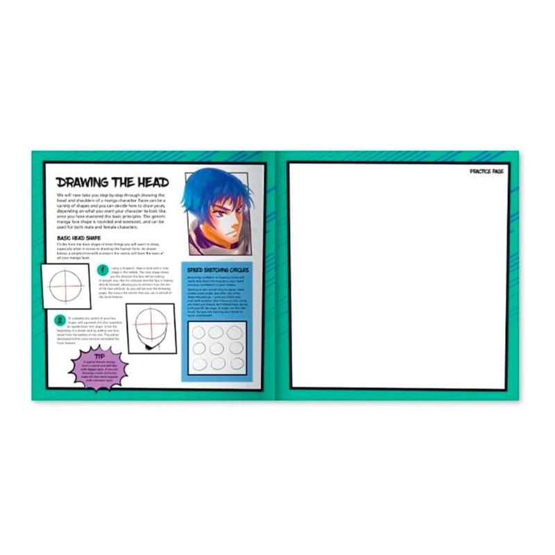 Hinkler Art Maker Essentials How to Draw Manga Kit