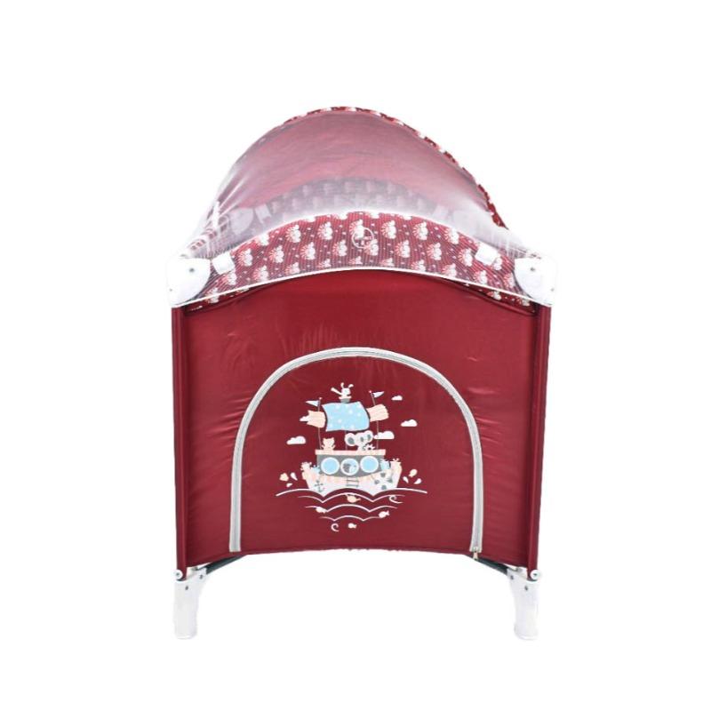 أملا كير - سرير أطفال - أحمر