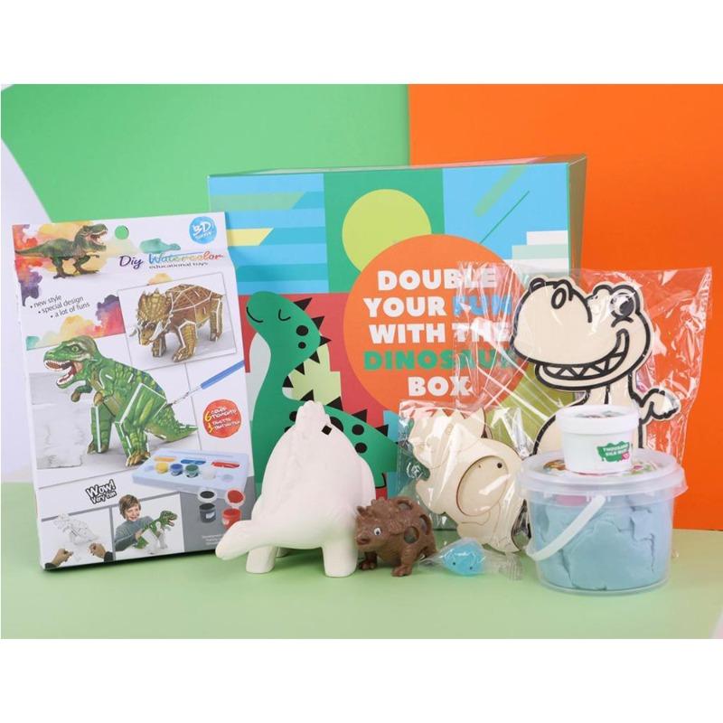 صندوق الفن بتصميم الديناصور