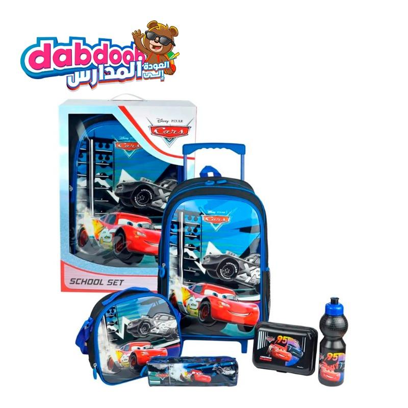 Simba 5 In 1 Trolley Bag Set - Disney Pixer Cars Full Speed