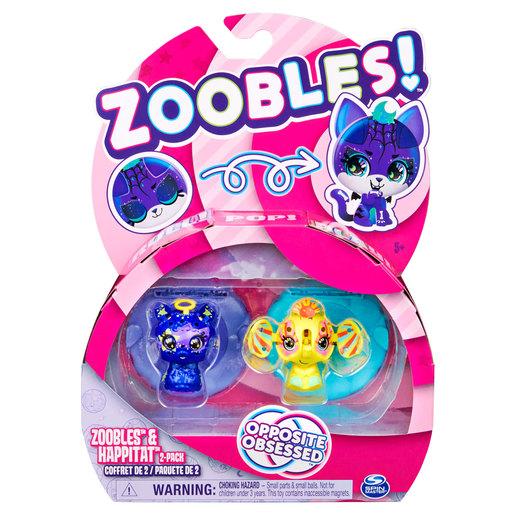 Zoobles & Happitat Animal 2 Pack