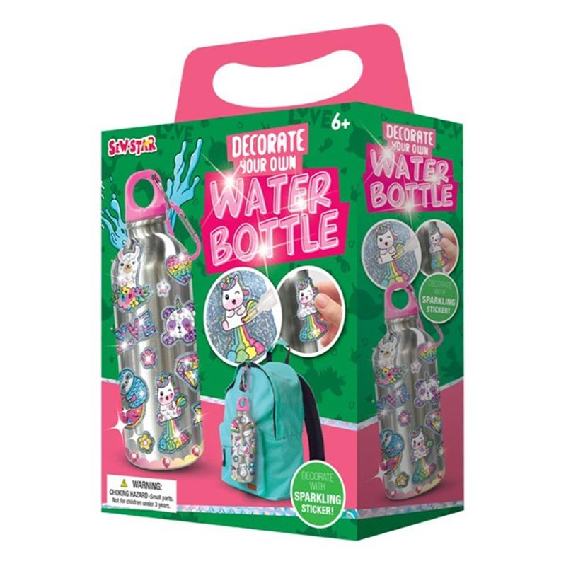 Sew Star Girls Water Bottle Decoration Kit