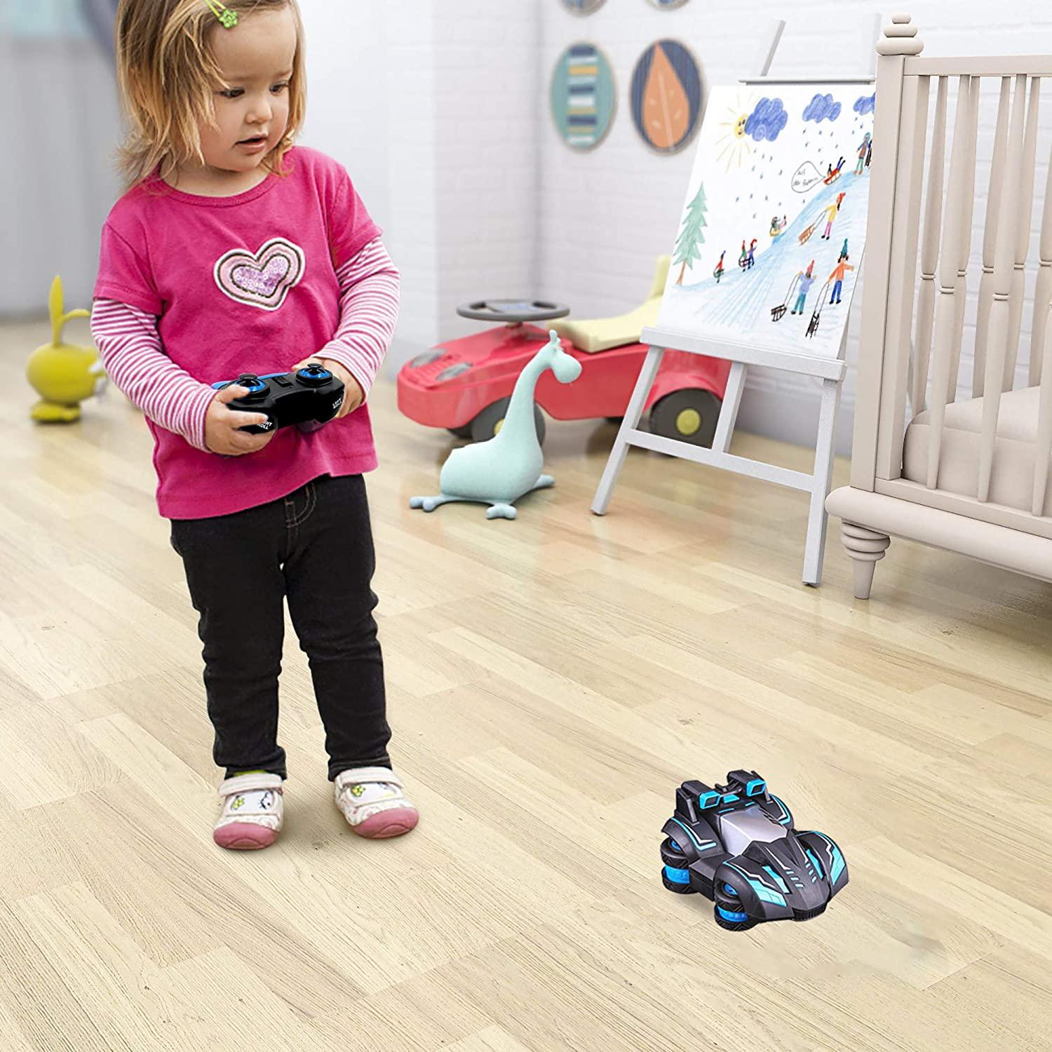 D Power Turbine Drift Stunt High Speed Remote Control Car - Blue