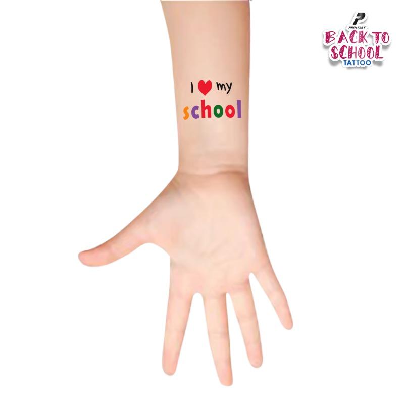 Printery School Temperory Tattoo - 20 Pcs