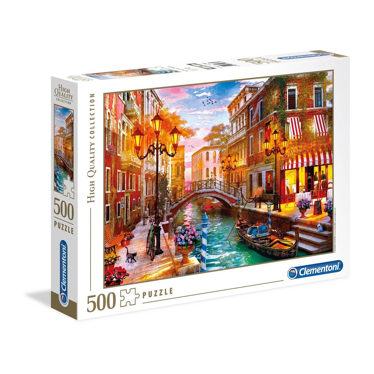 كلمنتوني - بازل غروب الشمس فوق فنيسيا 500 قطعة