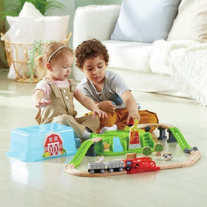 Hape Countryside Train Bucket Set