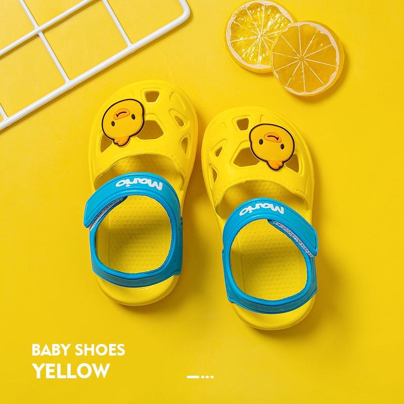 Cheerful Mario Drop Plastic Sandals Yellow Bird