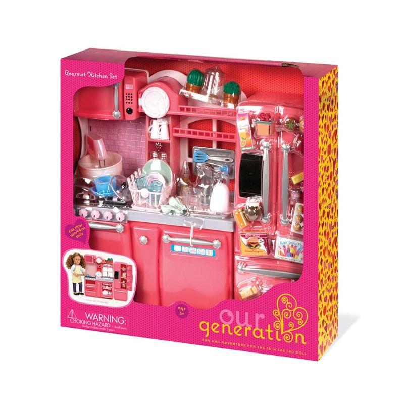 أور جنيريشن - مجموعة مطبخ الدمى جورميت مع الملحقات