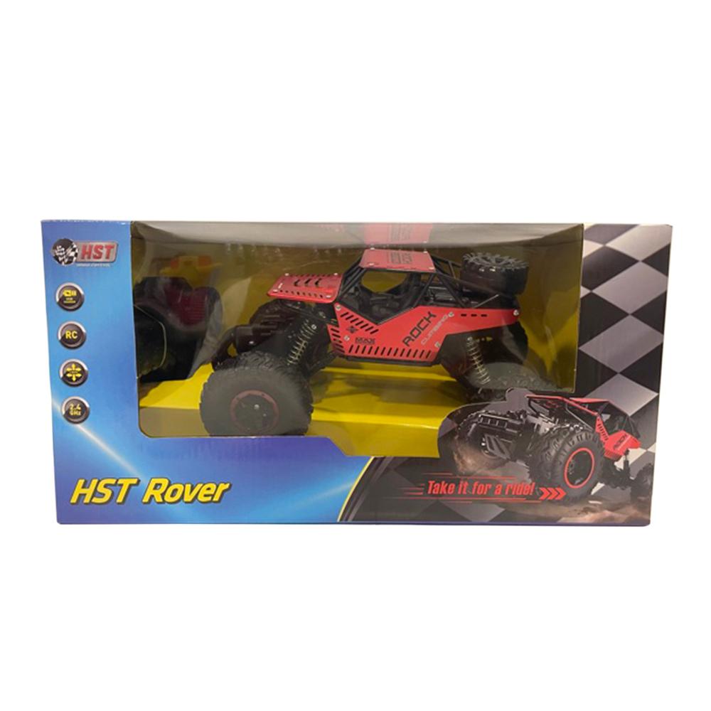 اتش اس تي - شاحنة الطرق الوعرة مع جهاز تحكم عن بعد - أسود