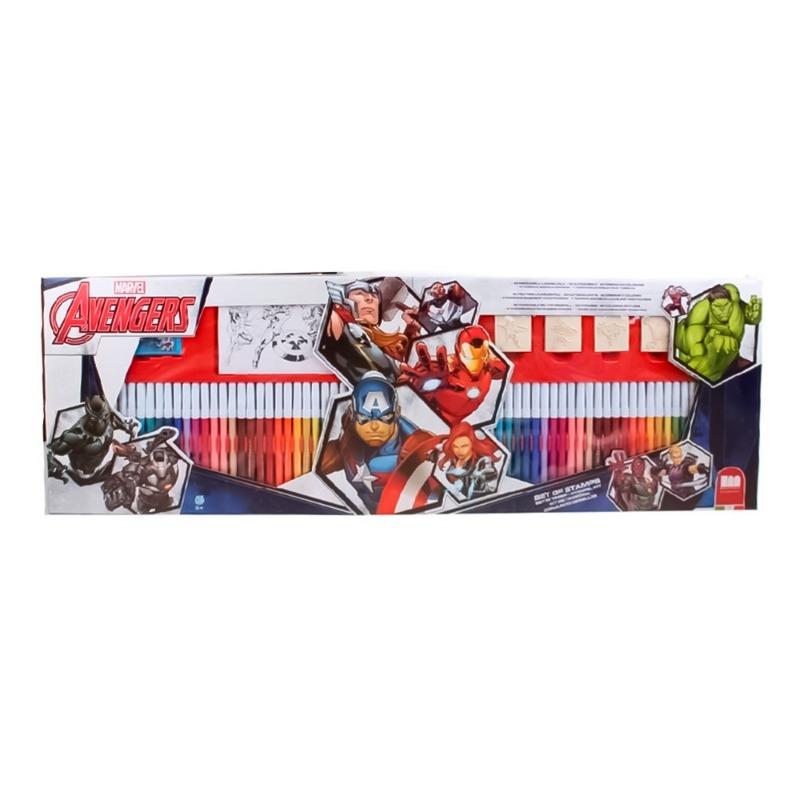 Multiprint Avengers 60 Felt-Tip Pens Coloring Set