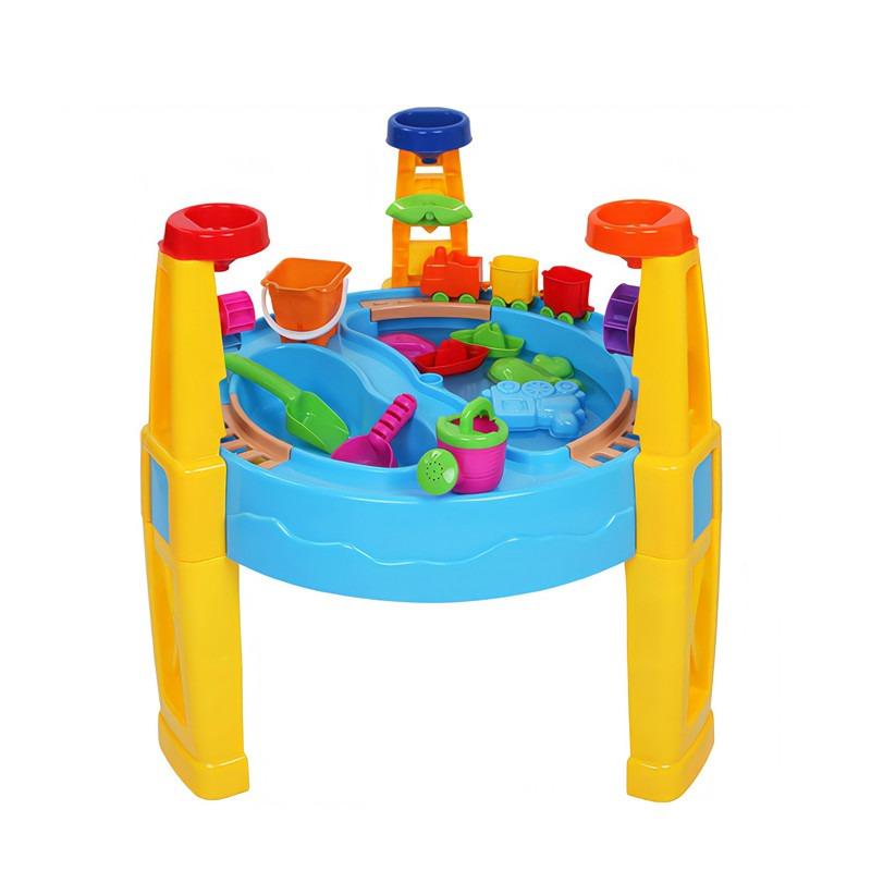 Hualian Sand and Water Table Set - Blue/Yellow