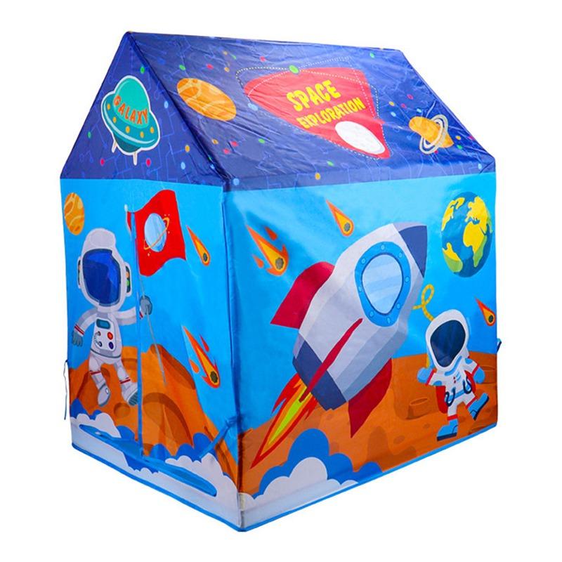 Children Play House Design Space Rocket