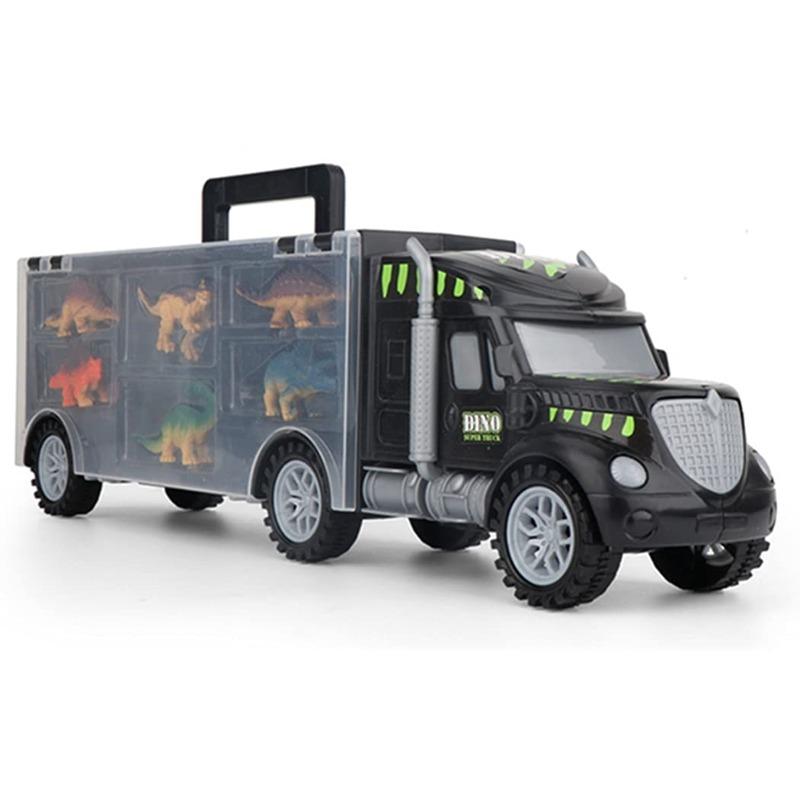 مجموعة لعب شاحنة نقل الديناصورات