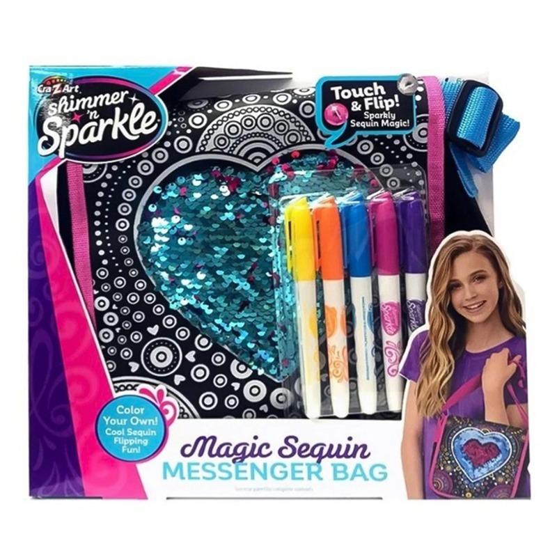 Cra-Z-Art SNS Color Your Own Magic Sequins Bag Crafts Kits