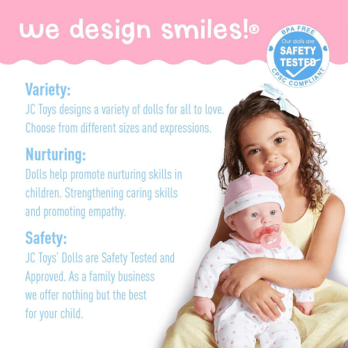 JC Toys Newborn Baby Soft Doll