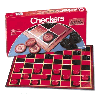 Checkers with Folding Board