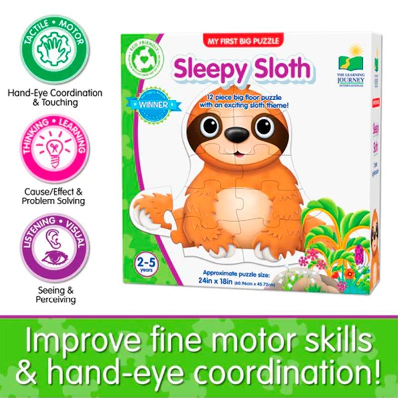 The Learning Journey My First Big Floor Puzzle - Sleepy Sloth