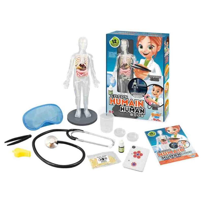 بوكي فرانس - مجموعة تعليم جسم الإنسان 12 تجربة تشريحية