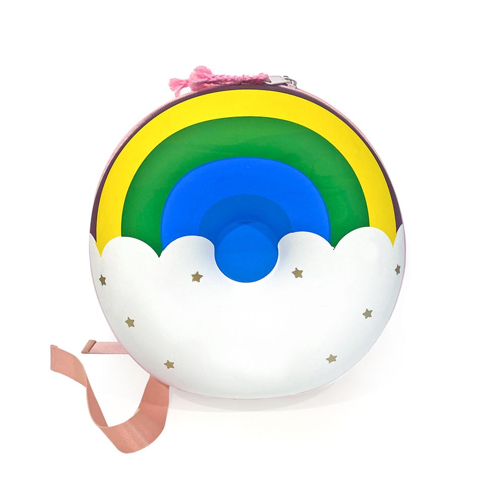 حقيبة ظهر بتصميم النجوم لون وردي