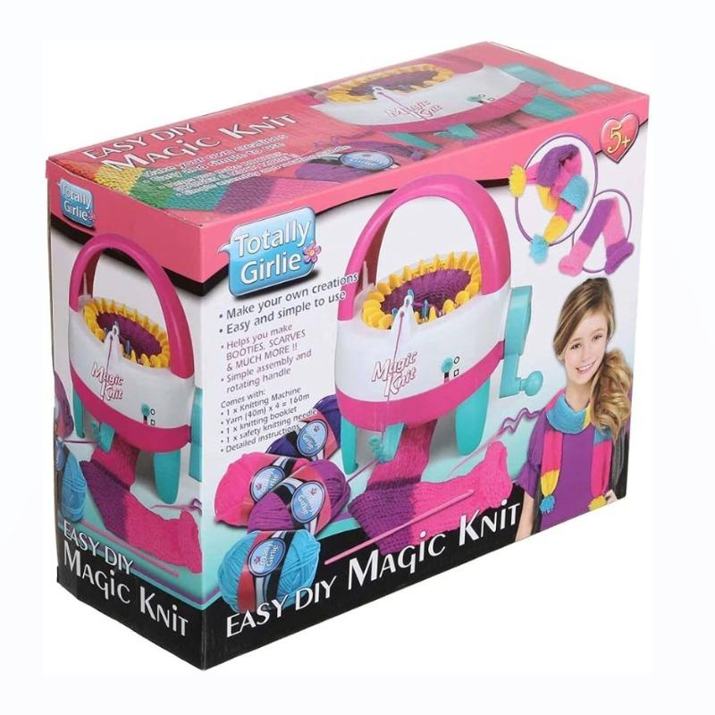 توتلي جيرلي - ماكينة حياكة سهلة الاستخدام، مزودة بنول 22 دبوسًا