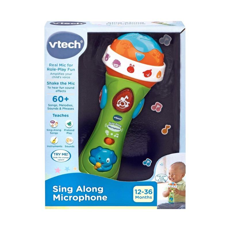ميكروفون الغناء الأخضر للأطفال